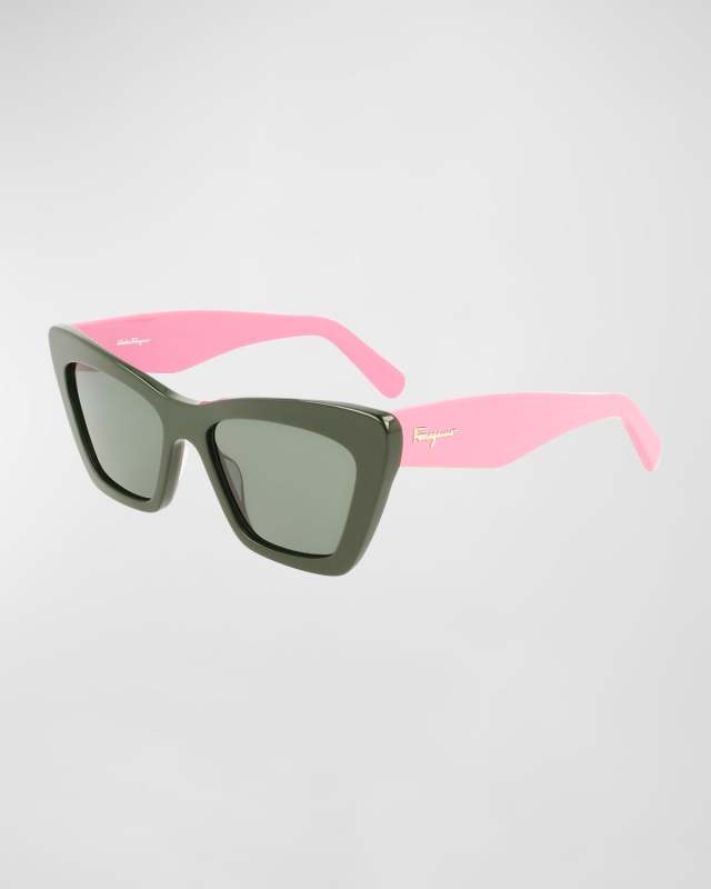 Acetate Cat-Eye Sunglasses