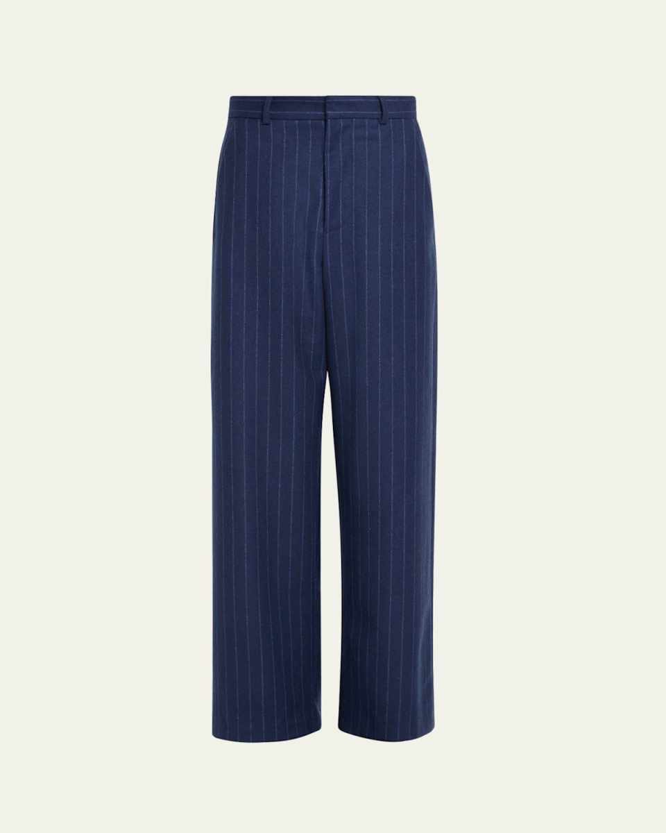 Jeanne Pinstripe English Flannel Pants