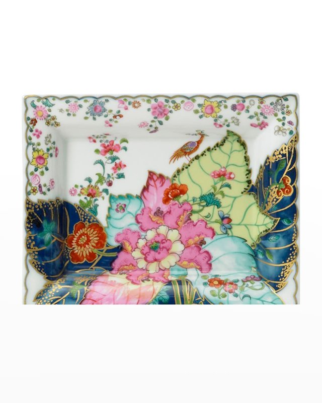 Tobacco Leaf Rectangular Large Tray