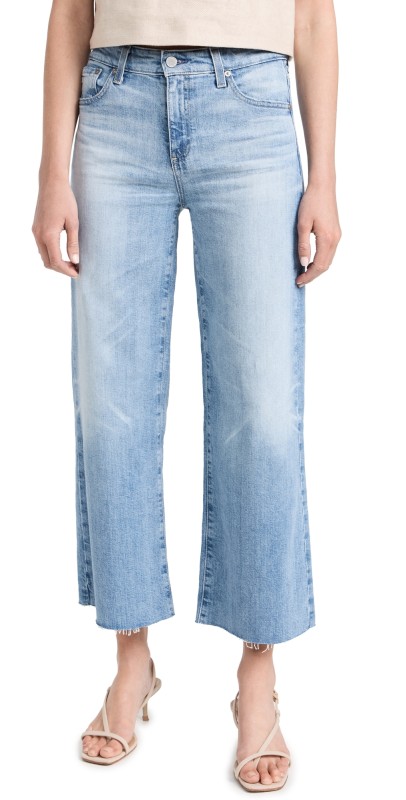 AG Saige Wide Leg Crop Jeans 22 Years Palma