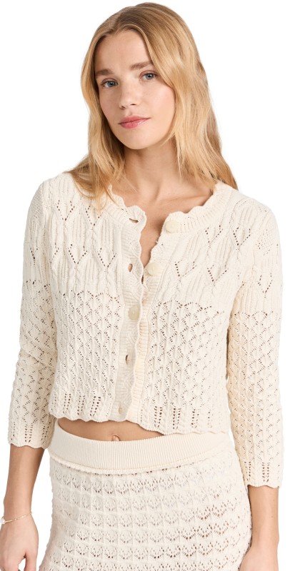 ba & sh Jump Cardigan Ecru