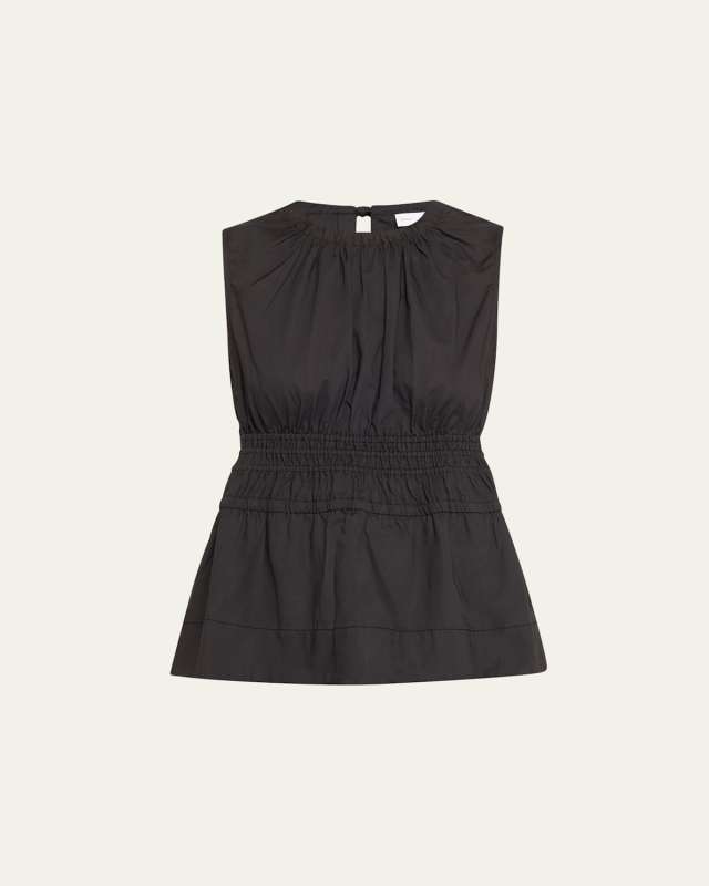 Birdie Sleeveless Poplin Top