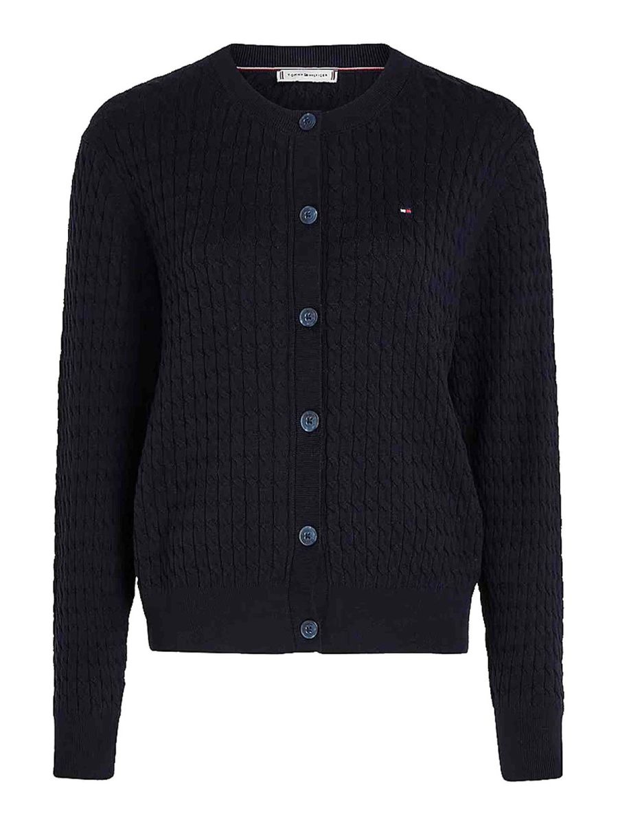 Tommy Hilfiger Pull Col Rond - Bleu
