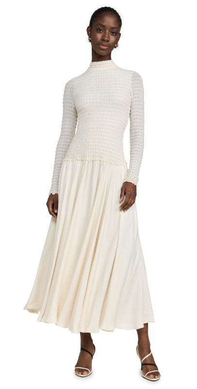 SIEDRES Feja Dress Ecru