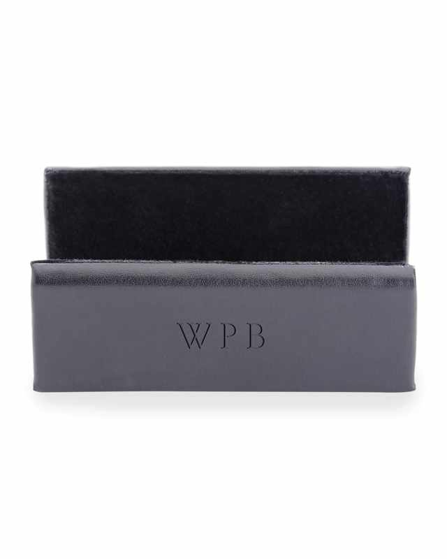 Personalized Leather Business Card Display Holder