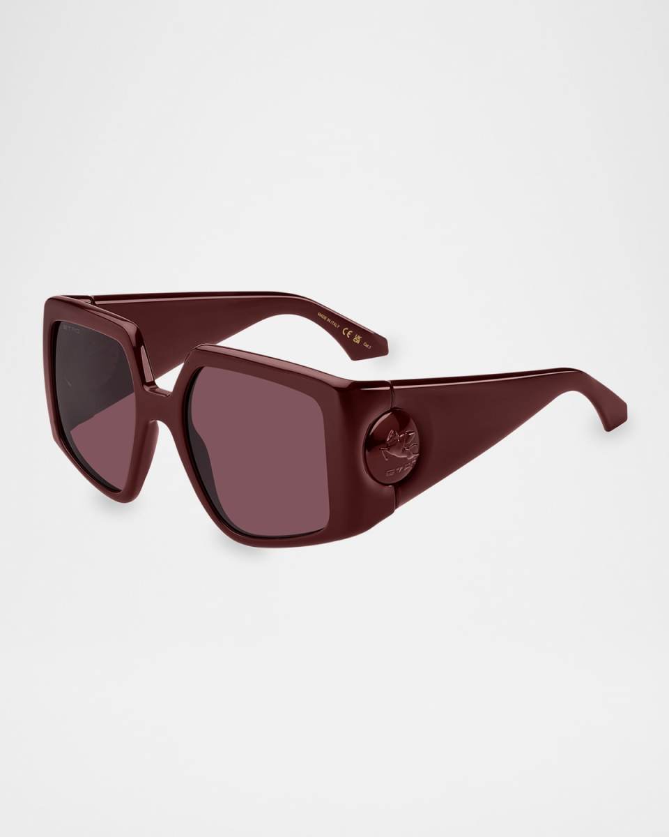 Oversized Square Plastic Sunglasses