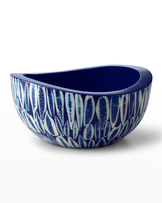 7" Blue Almendro Accent Bowl
