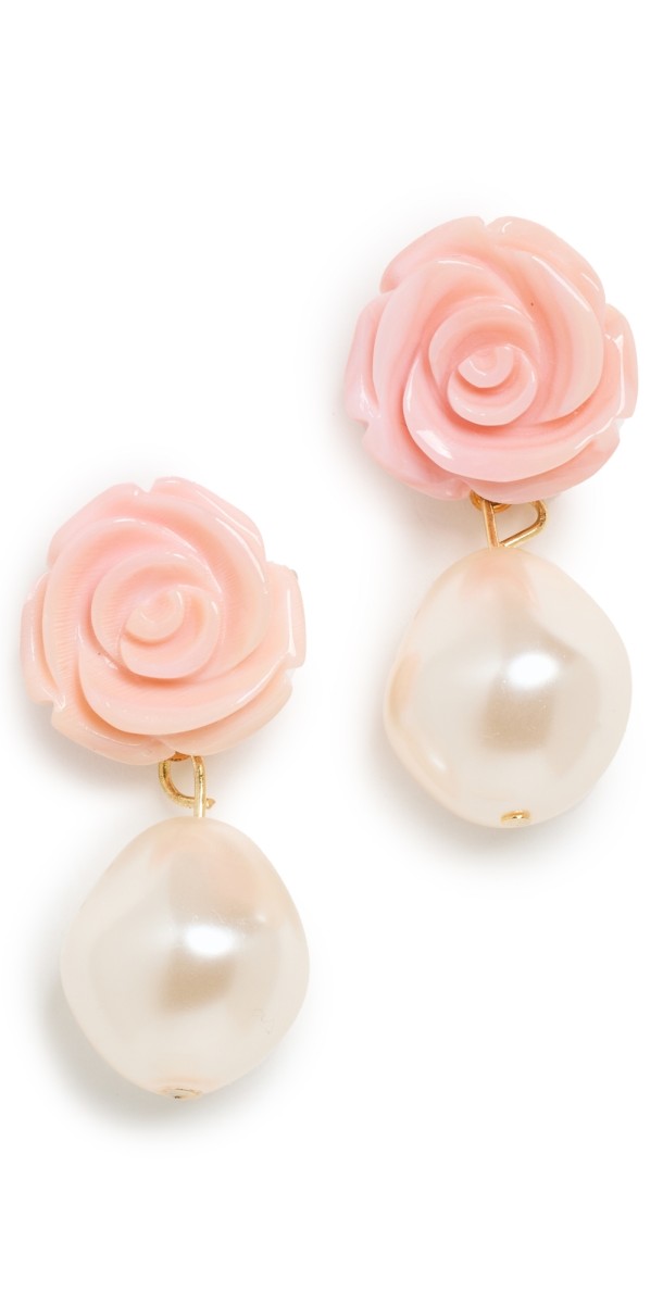 Jennifer Behr Telma Earrings Rose