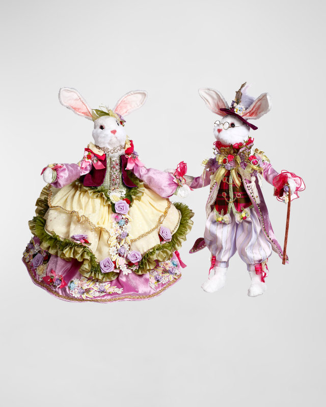 Mr. and Mrs. Easter Rabbit, Set of 2