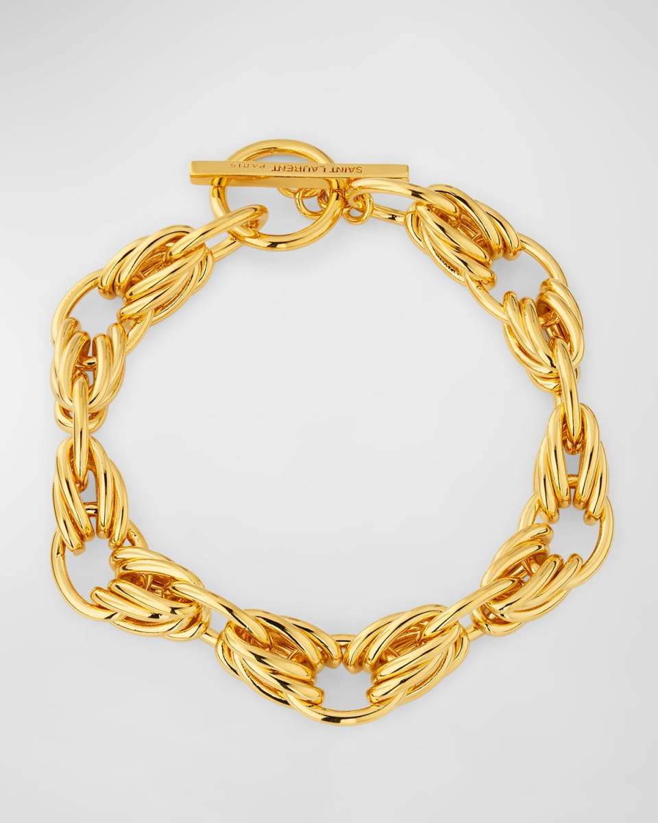 Chain Rope Link Bracelet, Gol