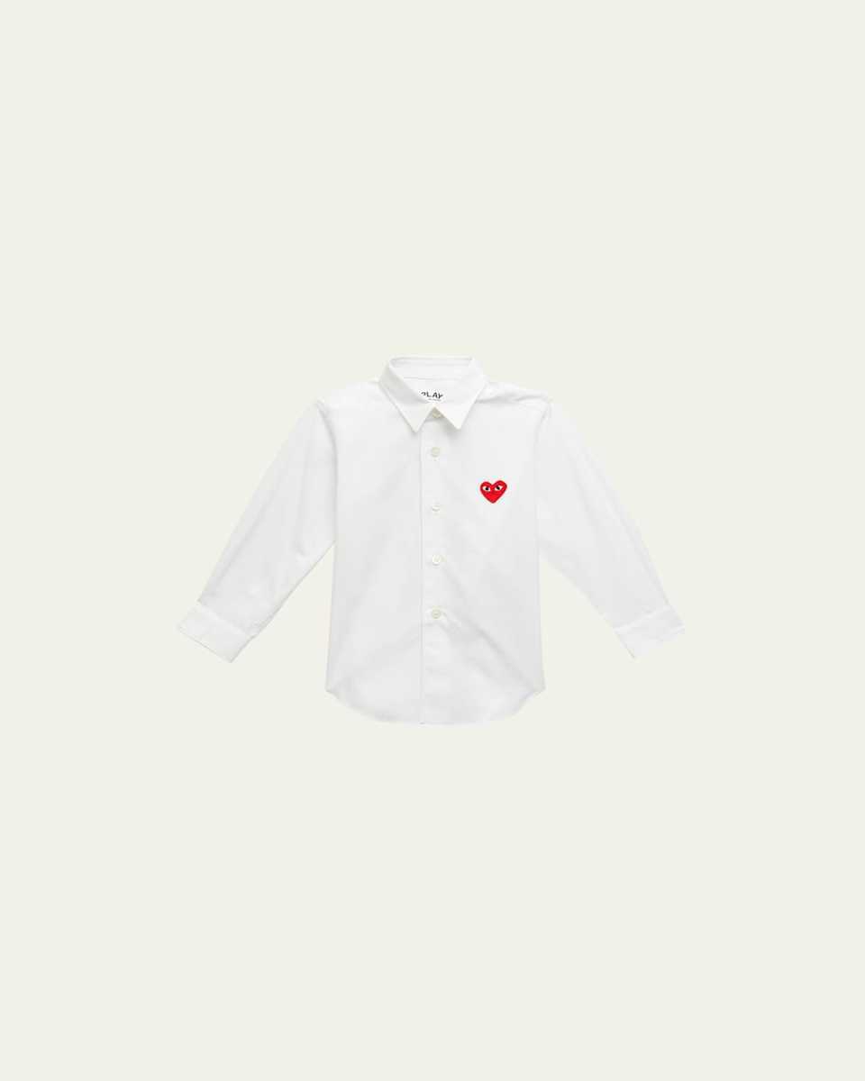 Boy's Play Button Down Shirt, Size 2-6