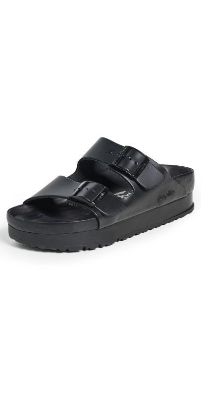 Birkenstock Arizona Platform Flex Exquisite Sandals Black