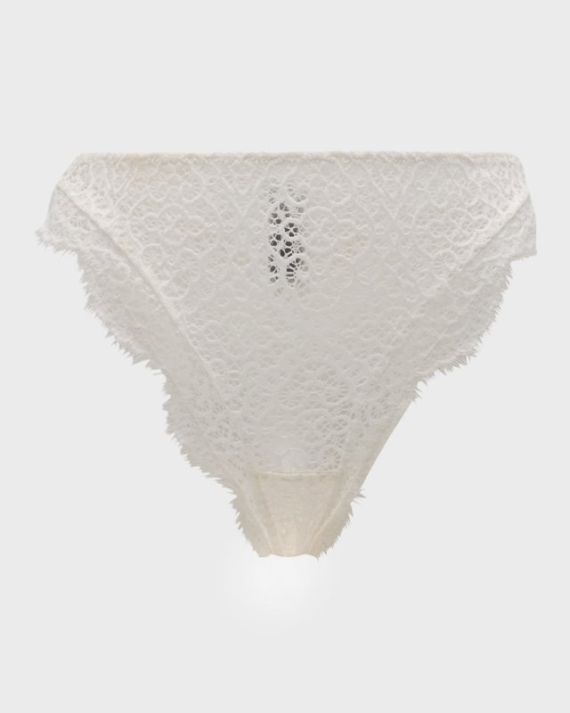 Monique Scalloped Lace Thong