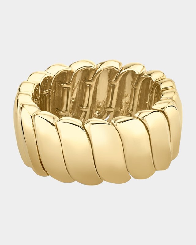 18K Yellow Gold Large Zoe Ring