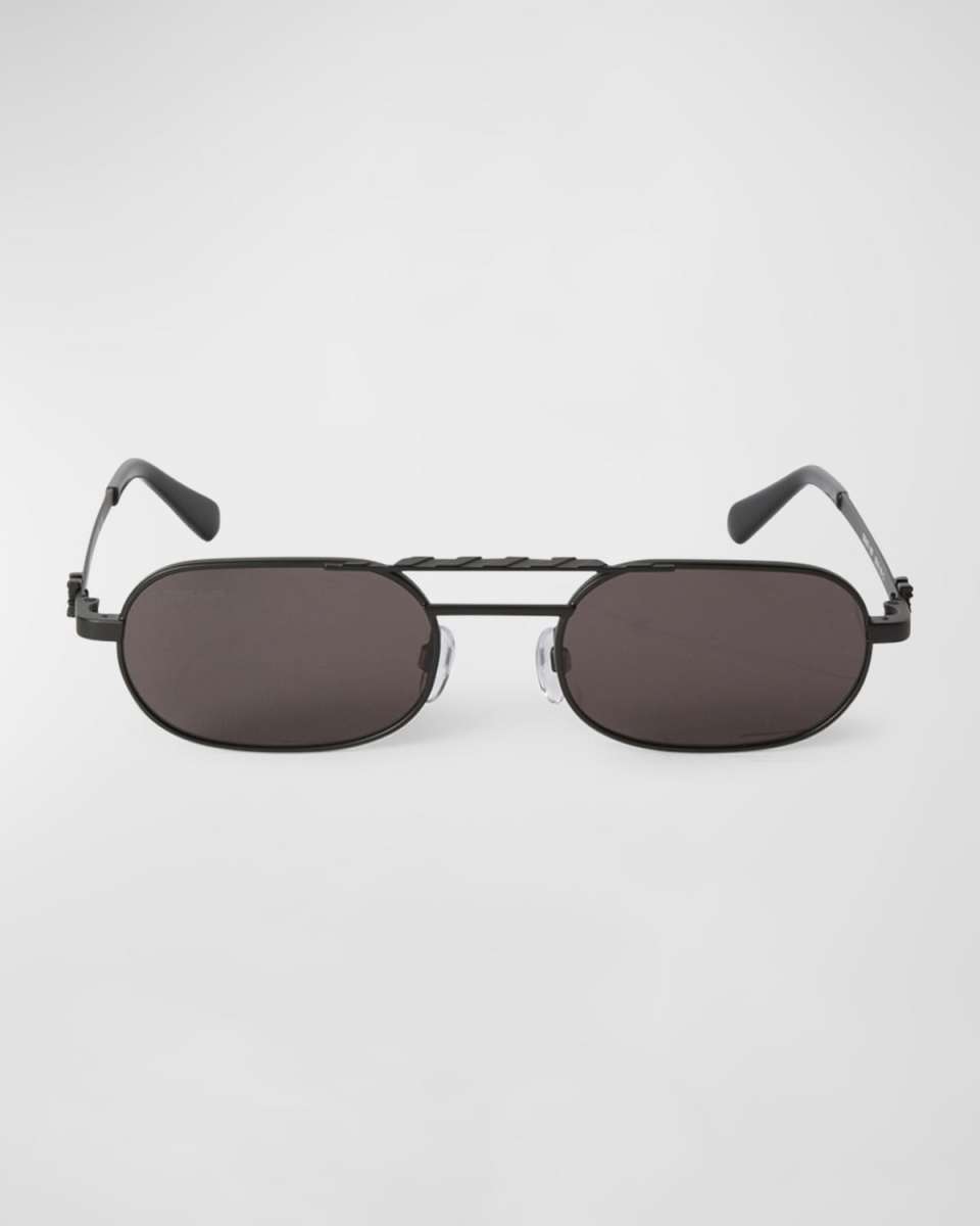 Baltimore Mixed-Media Aviator Sunglasses