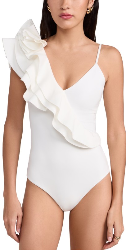 Maygel Coronel Noor One Piece Off Whit