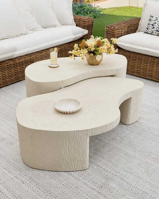 Nadia Outdoor Coffee Table, Tall