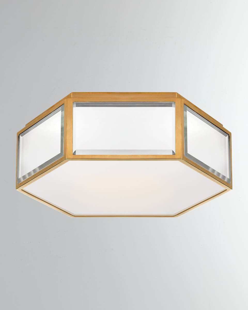 Bradford Small Hexagonal Flush Mount