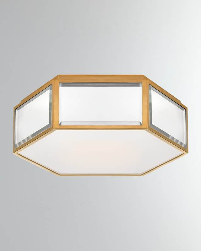 Bradford Small Hexagonal Flush Mount