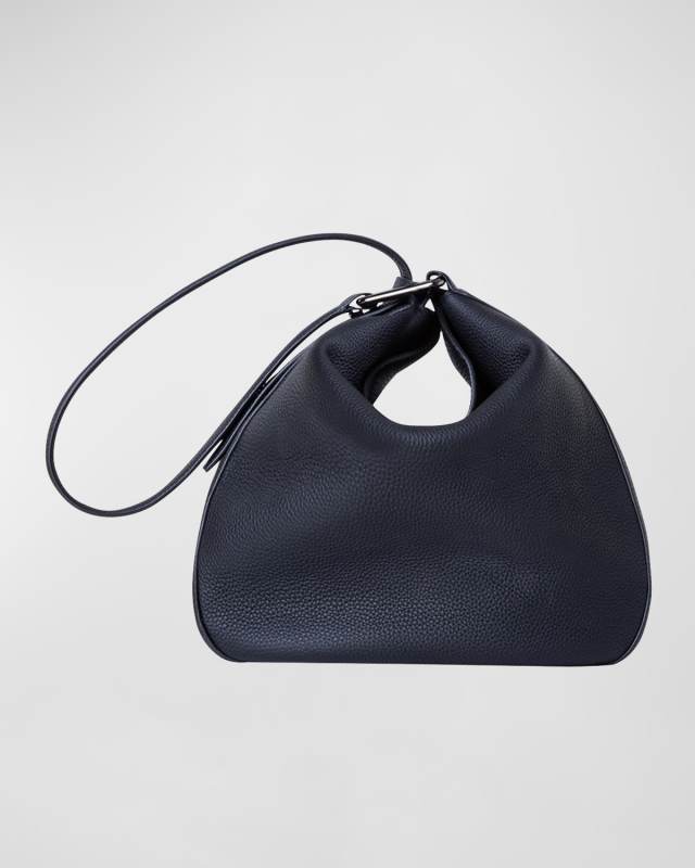 Anna Medium Leather Hobo Bag