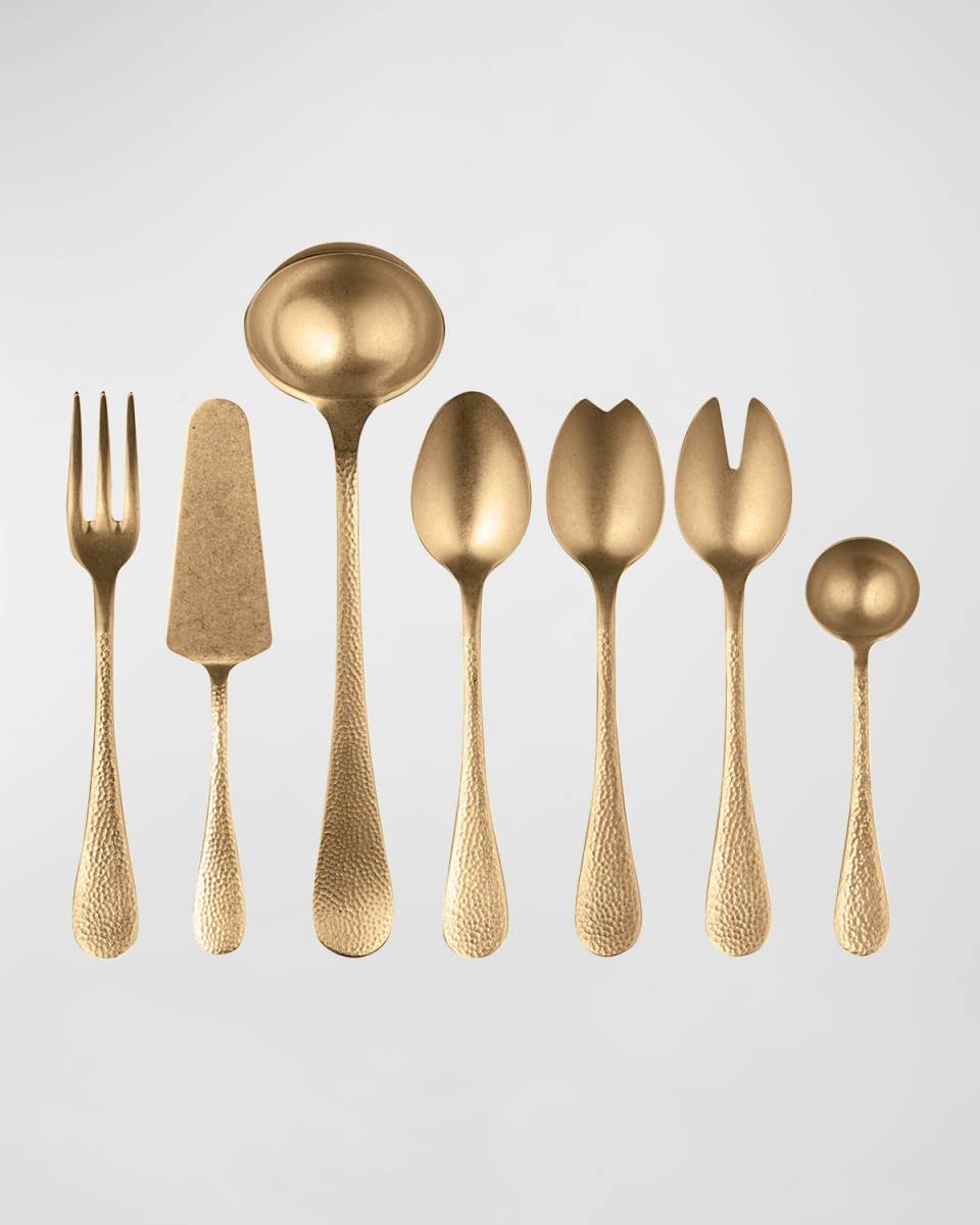 Epoque Pewter Oro 7-Piece Serving Set