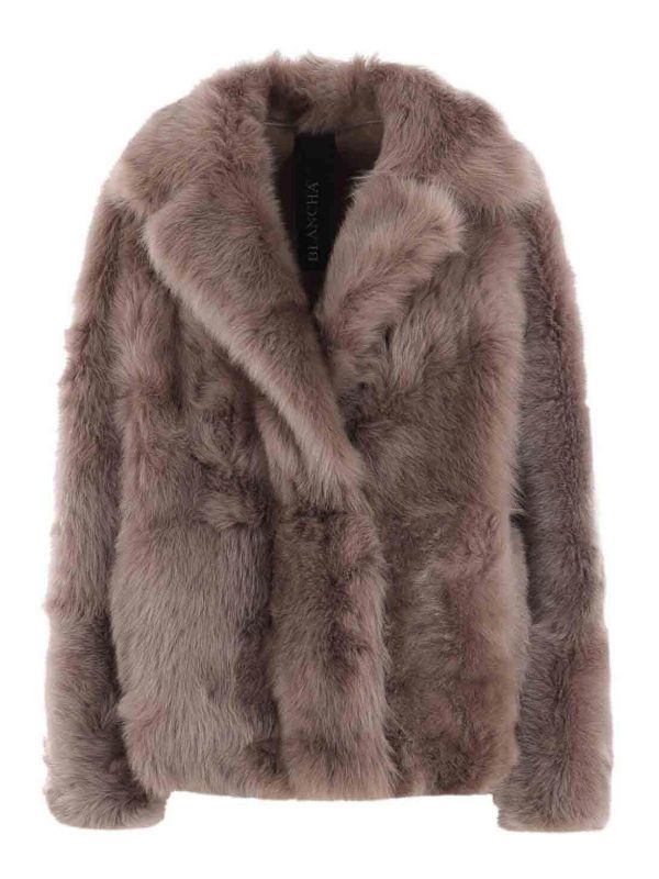 Blancha Manteau En Fourrure - Marron