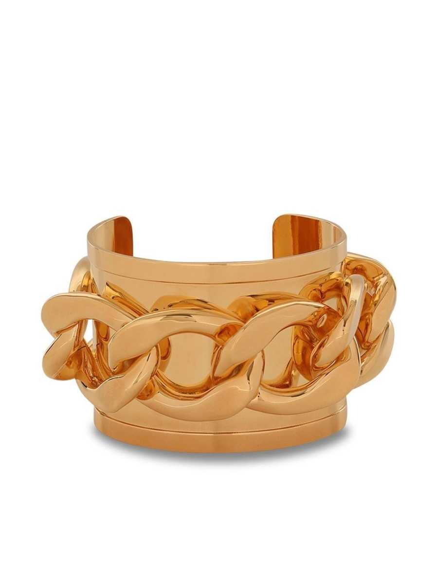 chain-link cuff bracelet