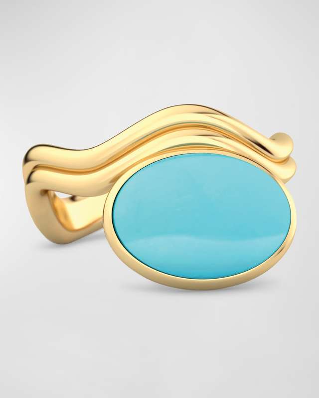 Aurora Cocktail Ring, Turquoise
