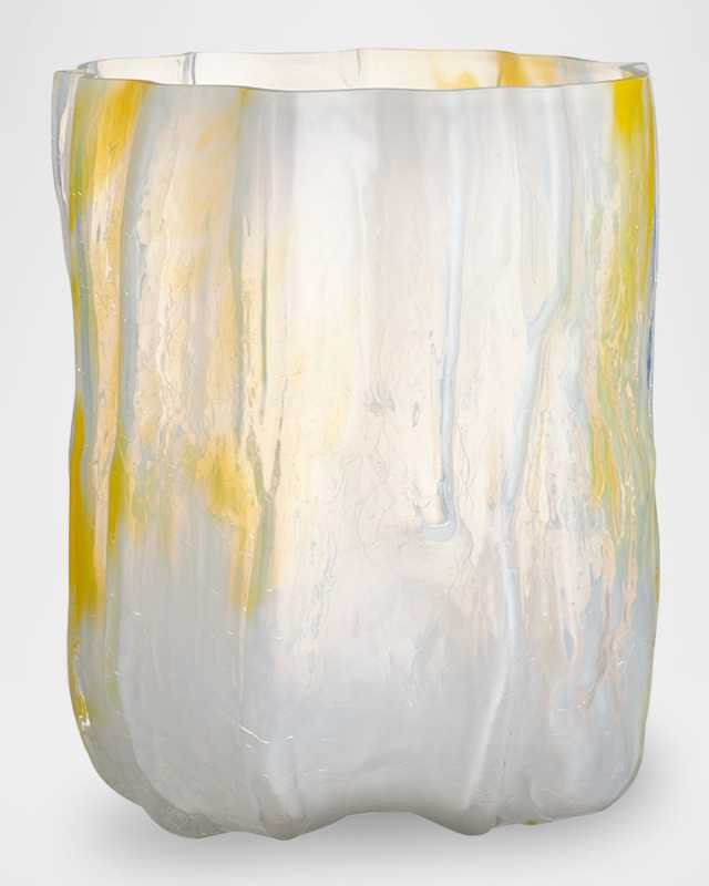 Crackle Tall Vase, 11"