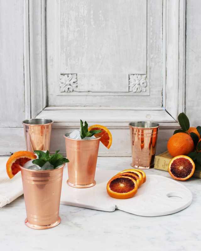 Vintage Inspired Cocktail Tumblers, Set Of 4