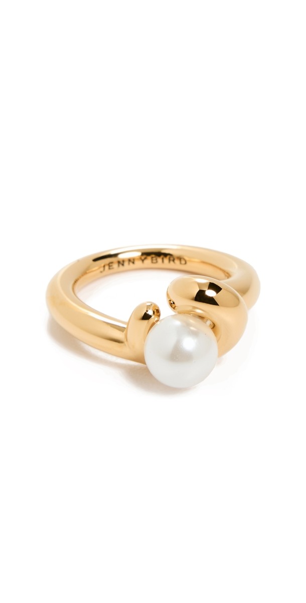 Jenny Bird Daphne Ring Gold/Pearl