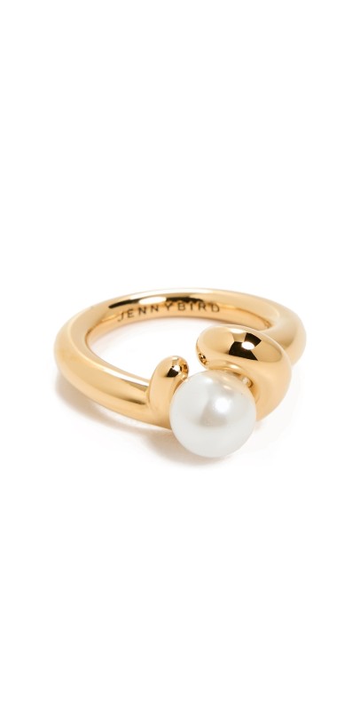 Jenny Bird Daphne Ring Gold/Pearl