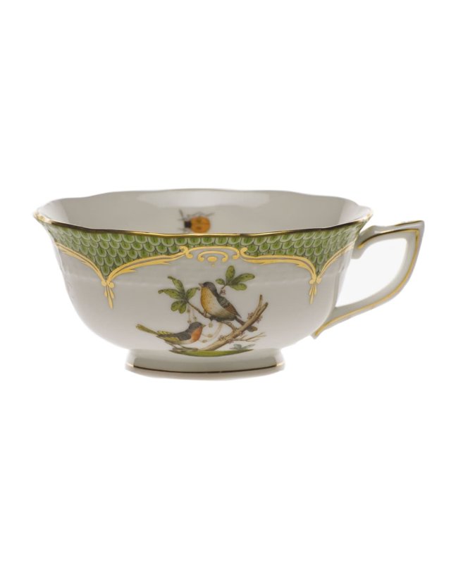 Rothschild Bird Green Motif 08 Tea Cup