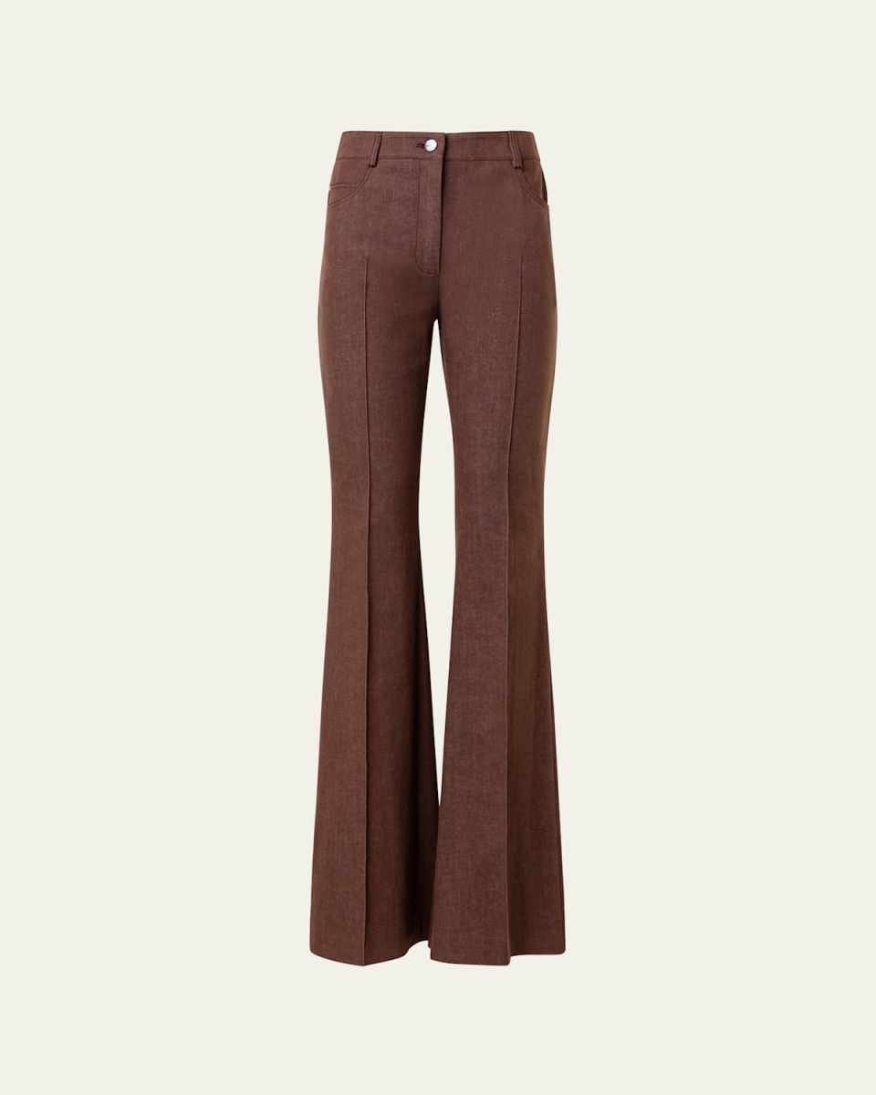Boot-Cut Denim Pants