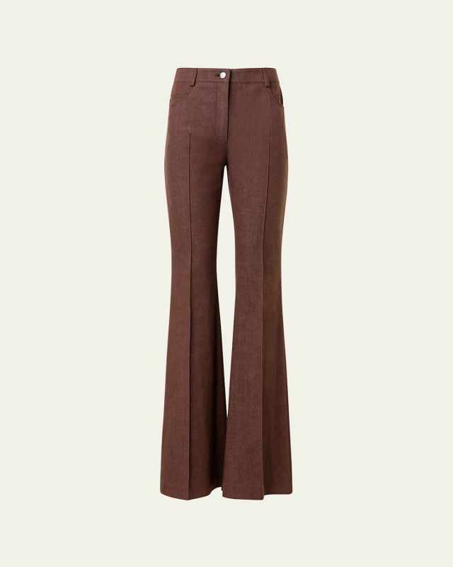 Boot-Cut Denim Pants
