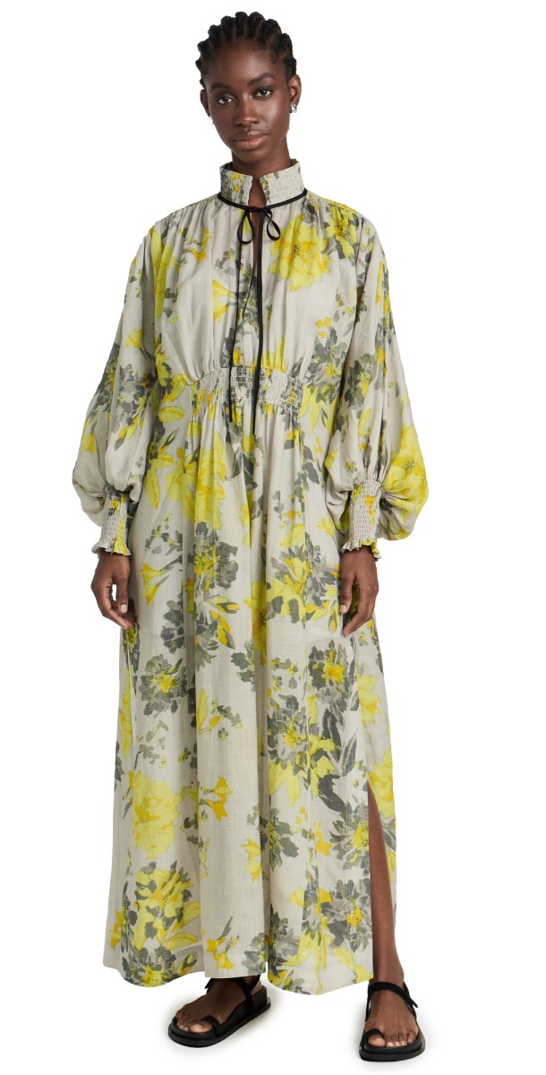 Lee Mathews Lila Dress Lemon