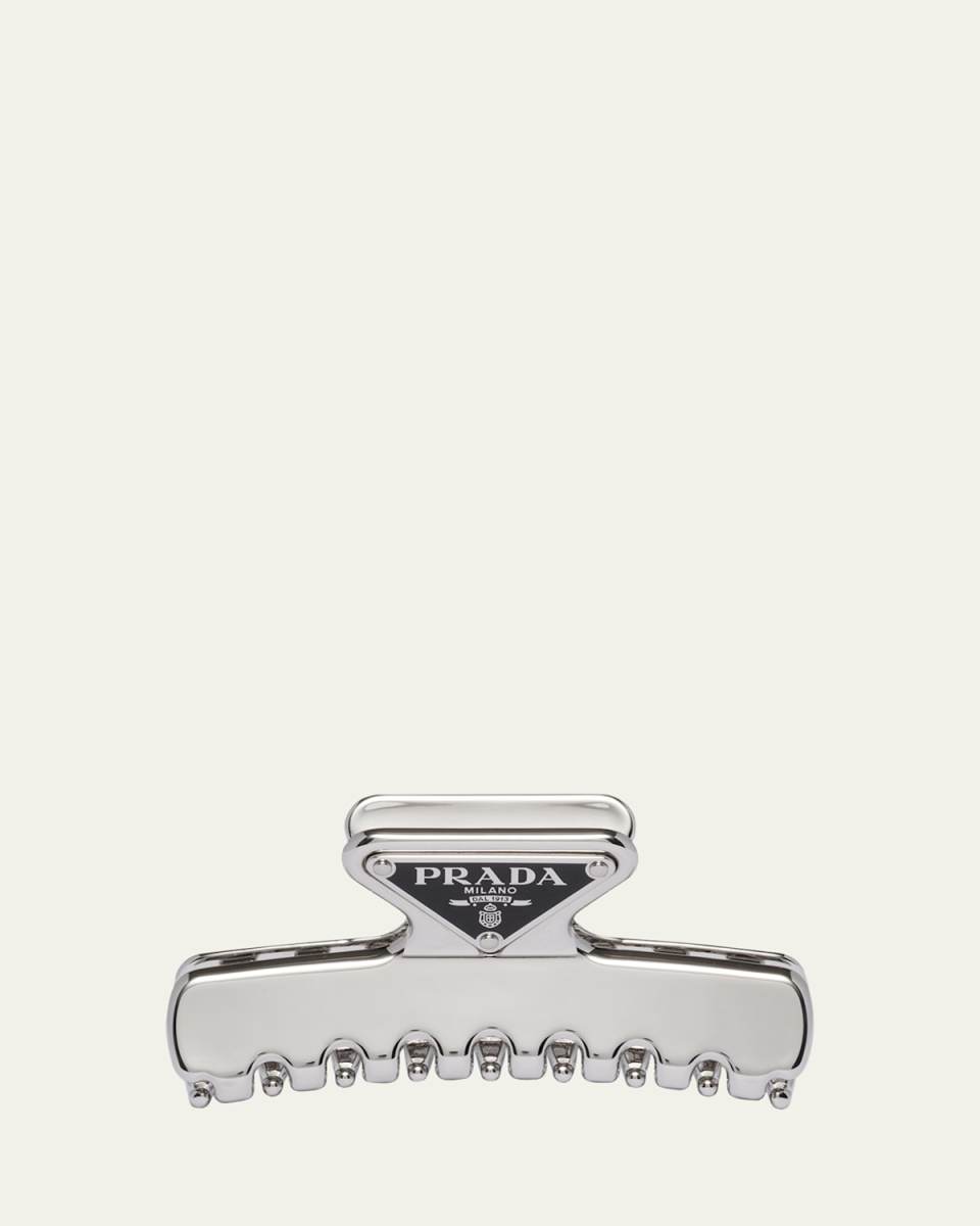 Large Triangle Logo Jaw Hair Clip