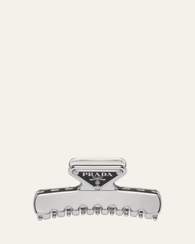 Large Triangle Logo Jaw Hair Clip