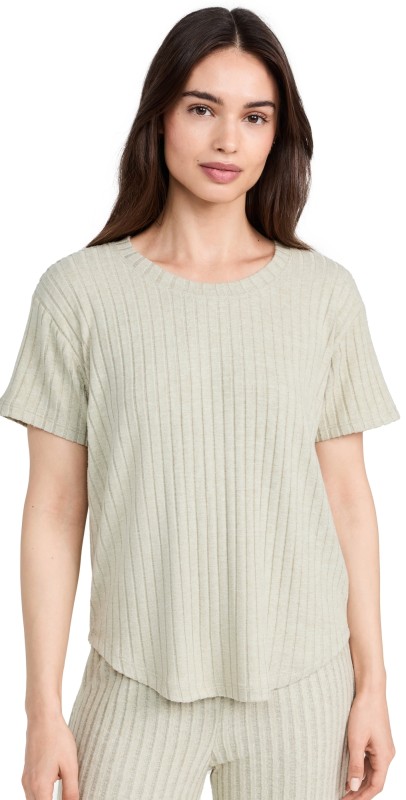 Z Supply So Soft Rib Tee Meadow