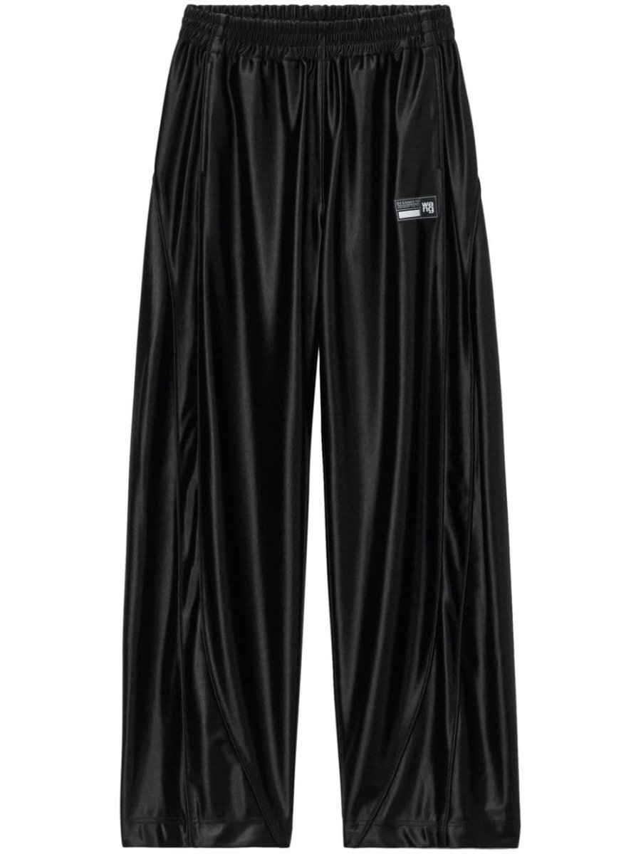 logo-appliqué track pants