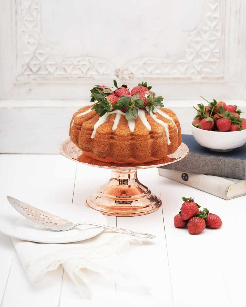 Vintage Inspired Copper Cakestand