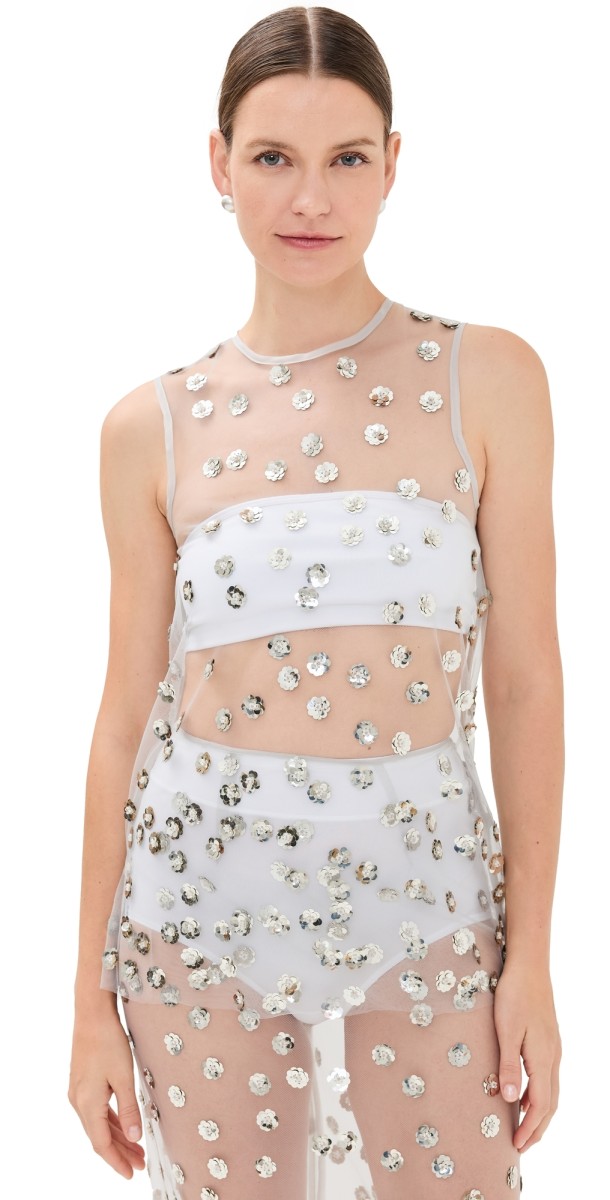 Cecilie Bahnsen Clear Utania Top Clear