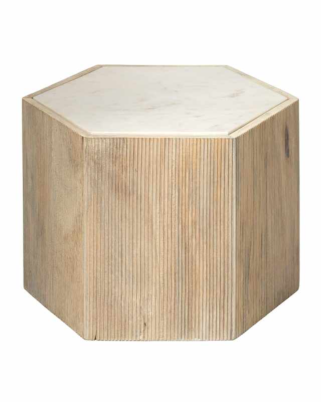 Medium Argon Hexagon Side Tab