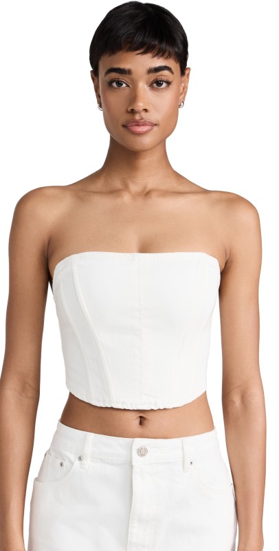 AFRM Bennett Bustier White