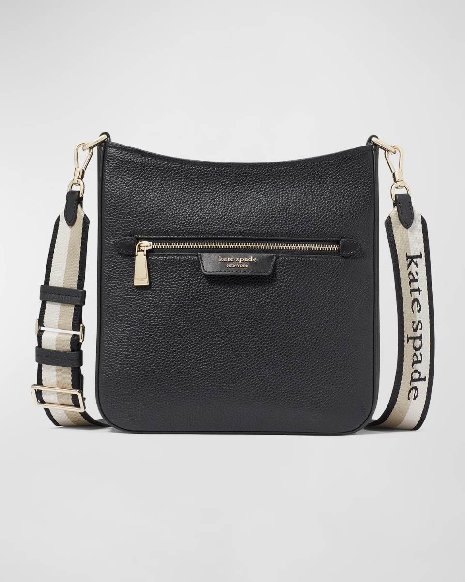 hudson pebbled leather crossbody bag