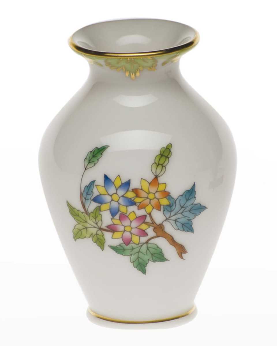 Queen Victoria Green Small Bud Vase