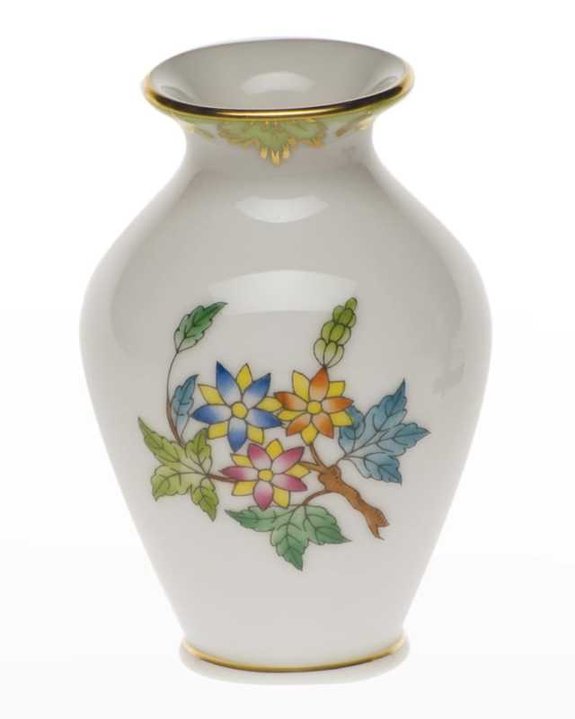 Queen Victoria Green Small Bud Vase