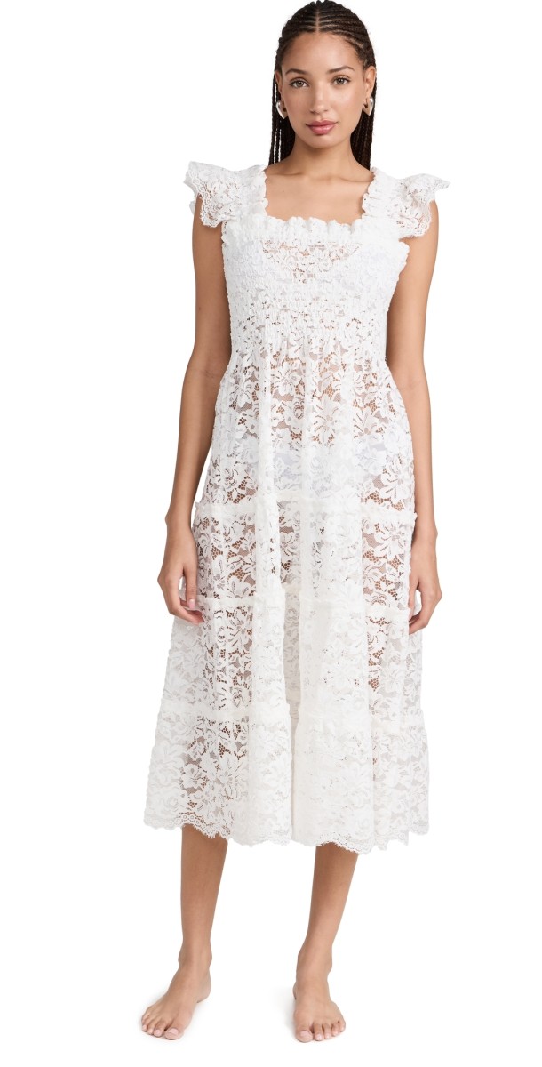 Hill House Home The Lace Ellie Nap Dress White