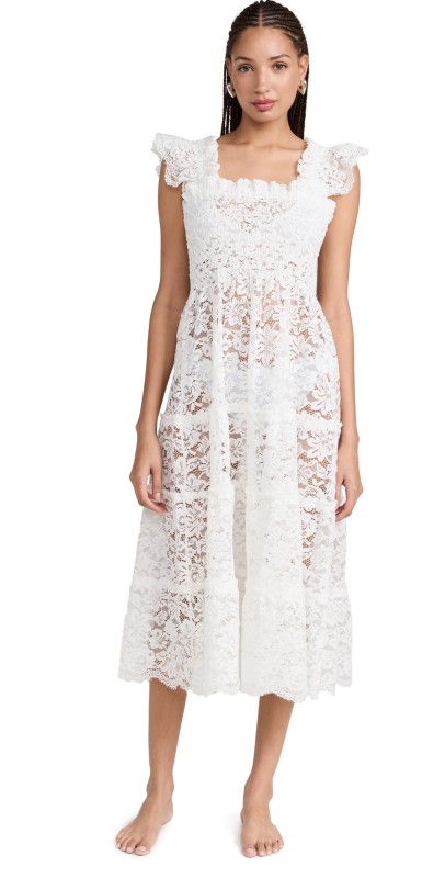Hill House Home The Lace Ellie Nap Dress White