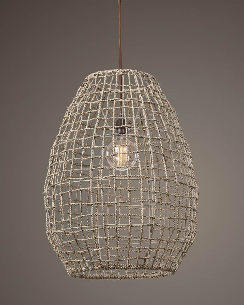 Cross Weave 1-Light Pendant
